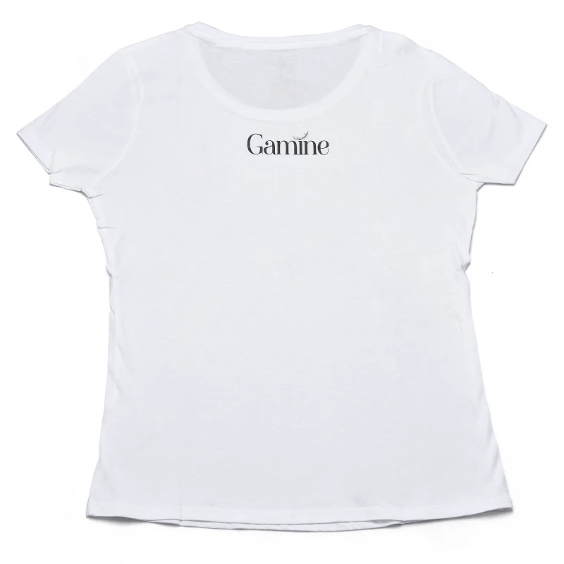 T-shirt 100% cotone organico con perle