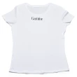 T-shirt 100% cotone organico cuore metallizzato