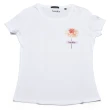 T-shirt 100% cotone organico con rosa